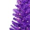 4ft. Pre-Lit Medium Purple Pine Artificial Christmas Tree, Clear Lights